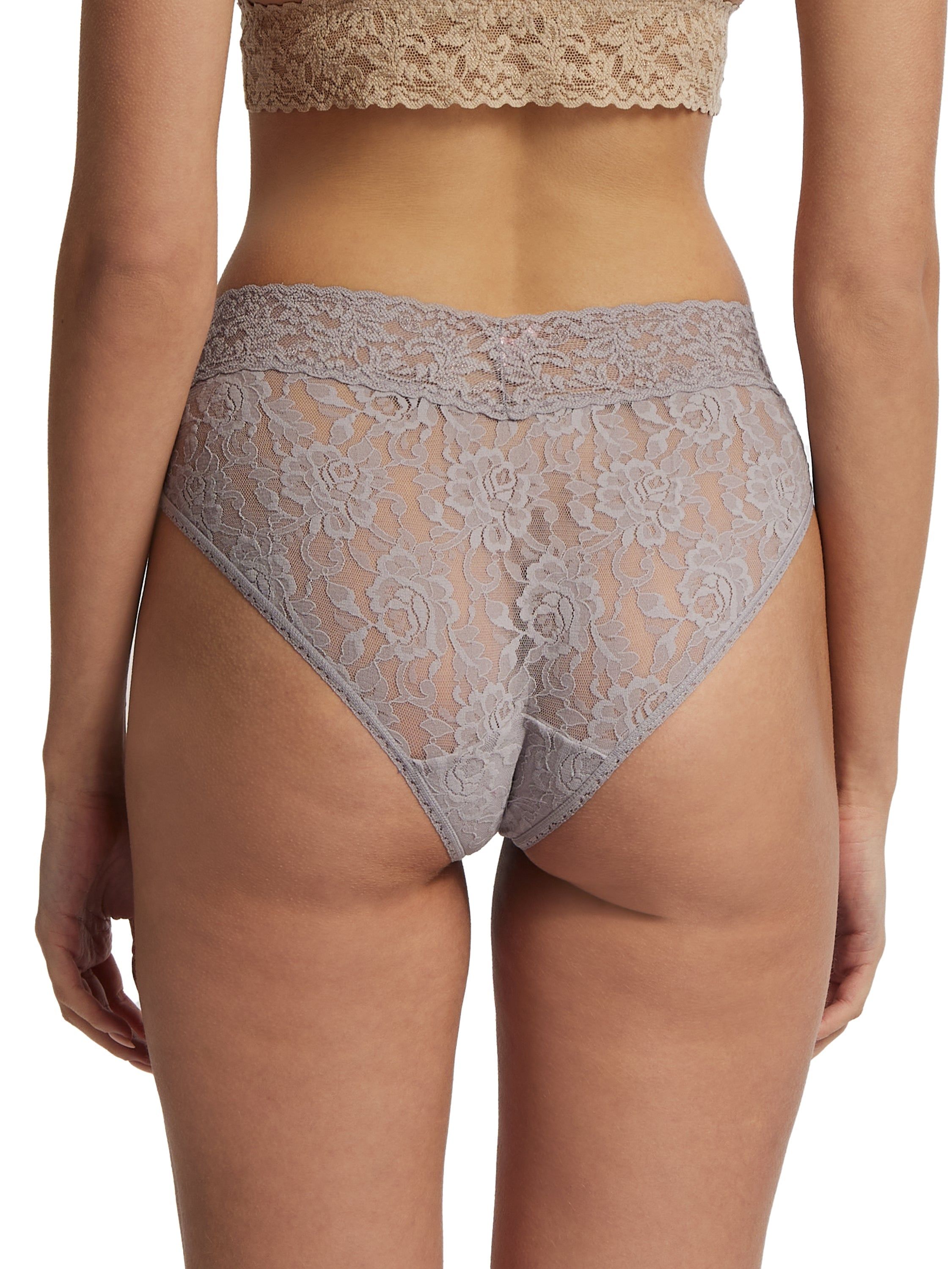 Signature Lace V-Kini Steel Grey sold by Hanky Panky product image thumbnail 2