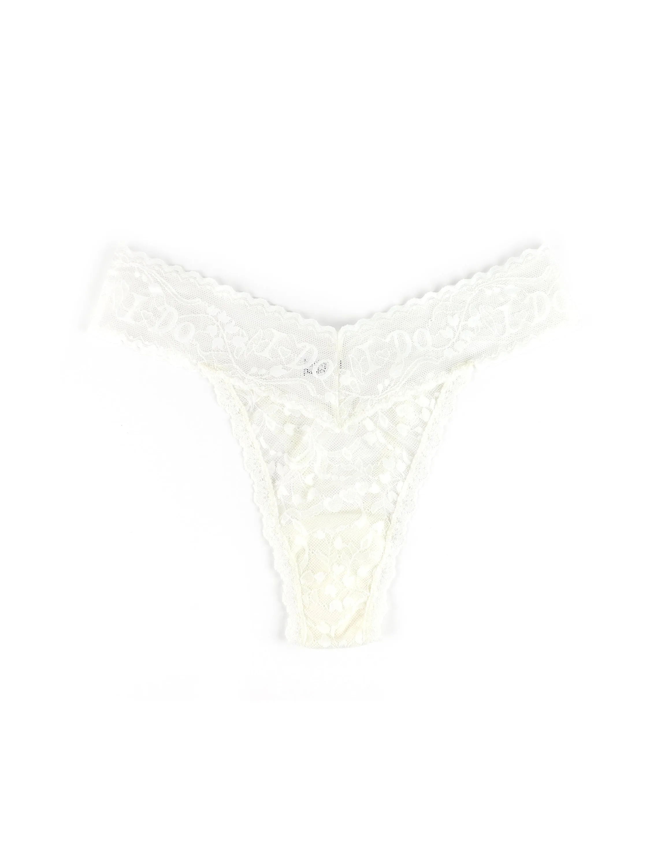 I Do Shimmer Original Rise Thong Light Ivory sold by Hanky Panky product image thumbnail 4