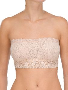 Signature Lace Lined Bandeau Bralette sold by Hanky Panky
