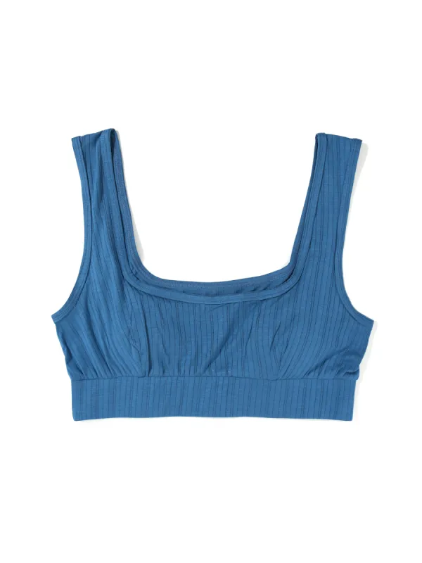 MellowLuxe™ Lounge Bralette Storm Cloud Blue Sale sold by Hanky Panky