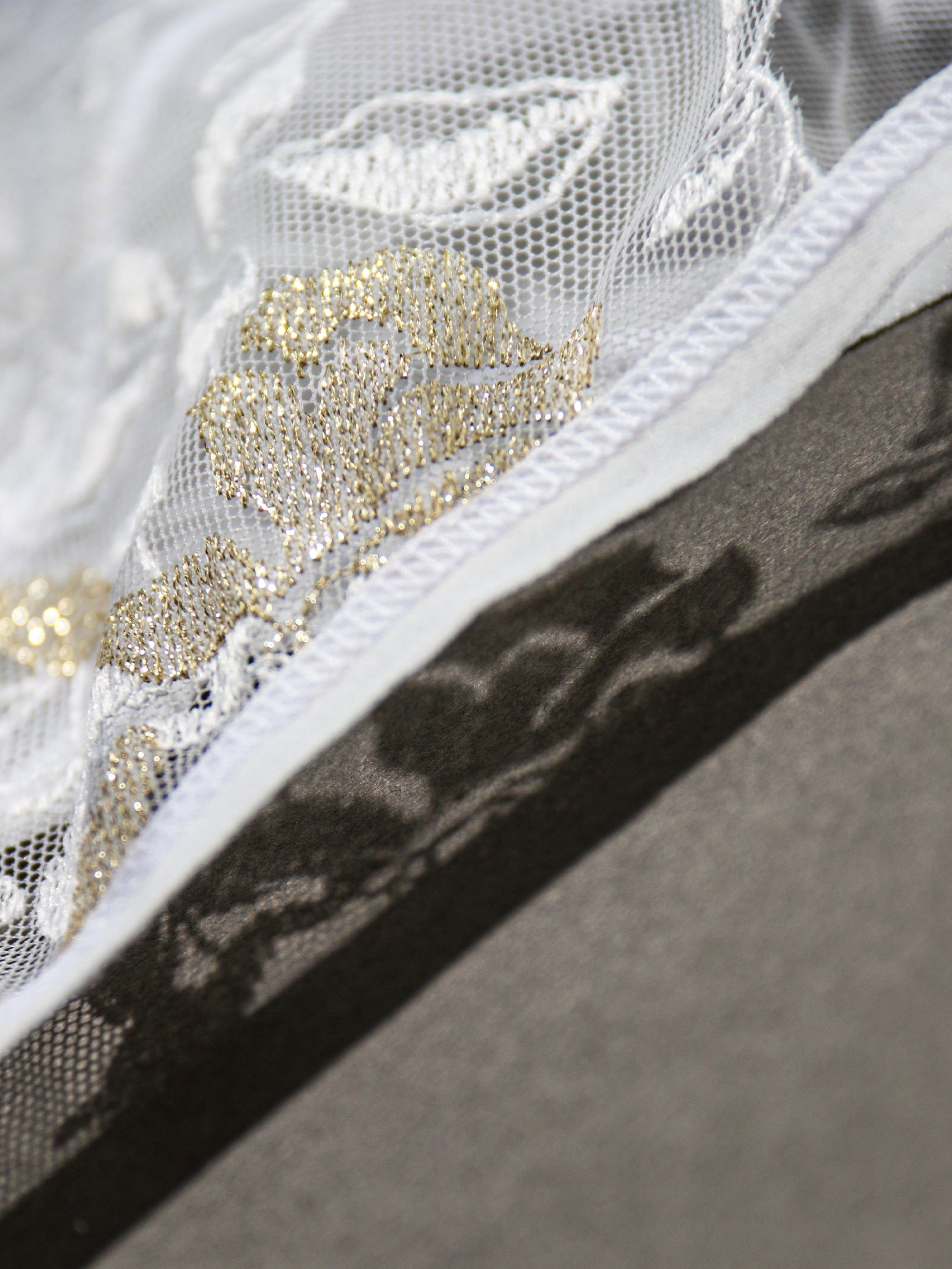 Atelier Bridal Lurex Strappy Embroidery Thong sold by Hanky Panky product image thumbnail 5