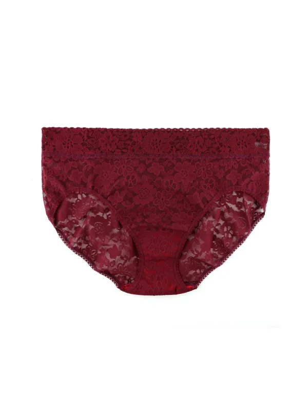 Daily Lace™ Plus Size French Brief Lipstick Red sold by Hanky Panky