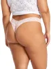 Plus Size Signature Lace® Original Rise Thong Bliss Pink sold by Hanky Panky