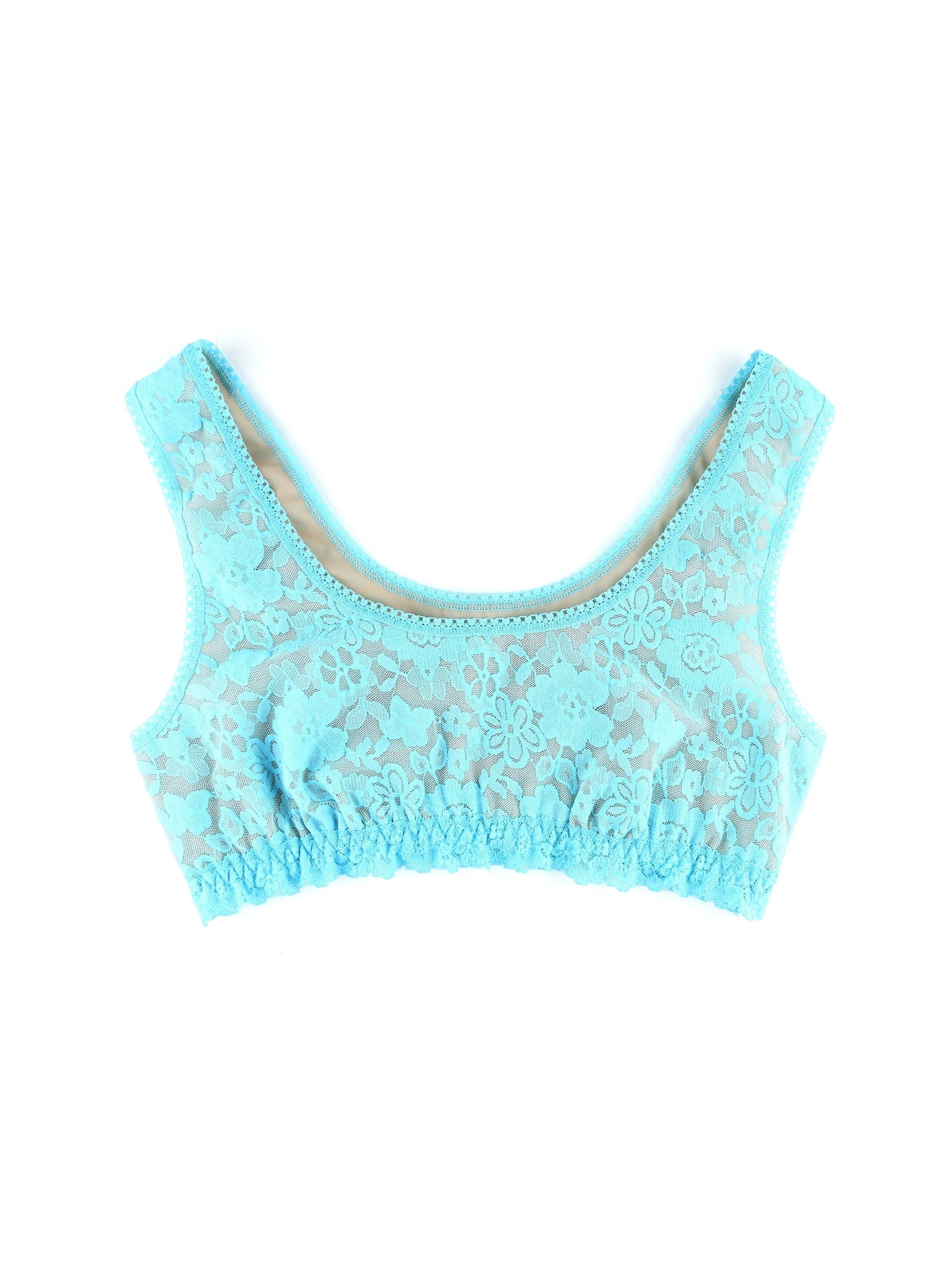 Daily Lace™ Lined Scoopneck Bralette Whisper Blue Sale sold by Hanky Panky