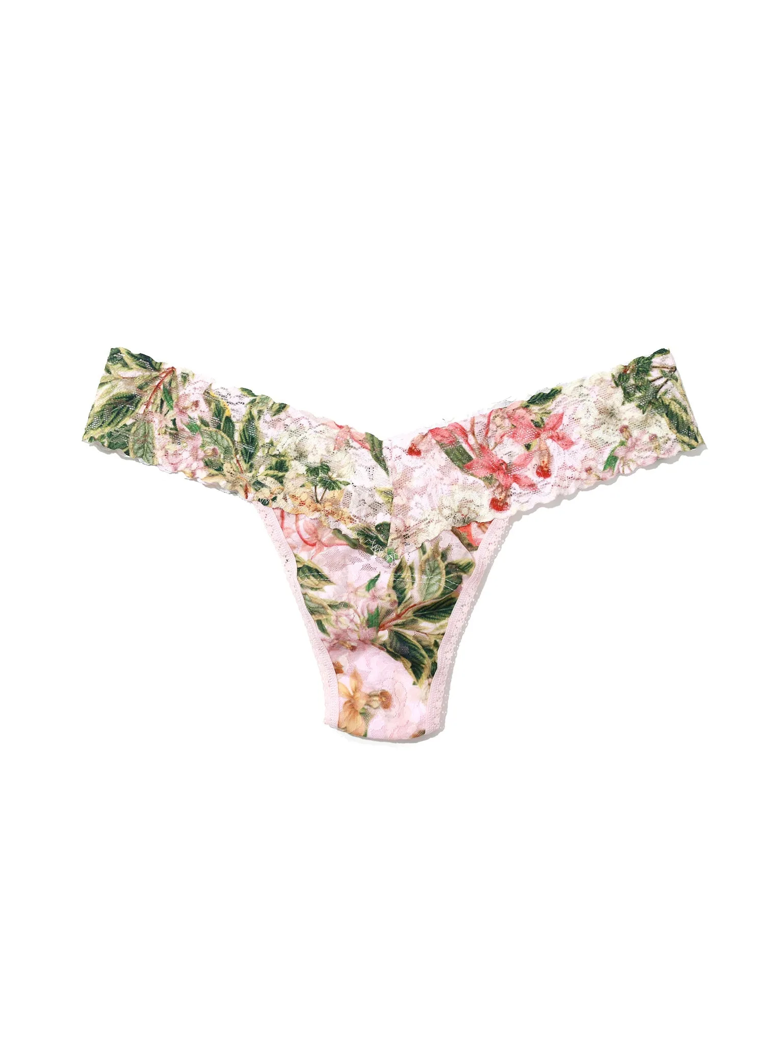 Printed Signature Lace Low Rise Thong French Garden Sale sold by Hanky Panky product image thumbnail 3