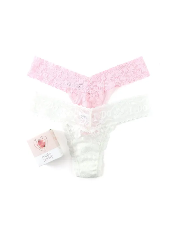 I Do Shimmer Low Rise 2 Pack sold by Hanky Panky