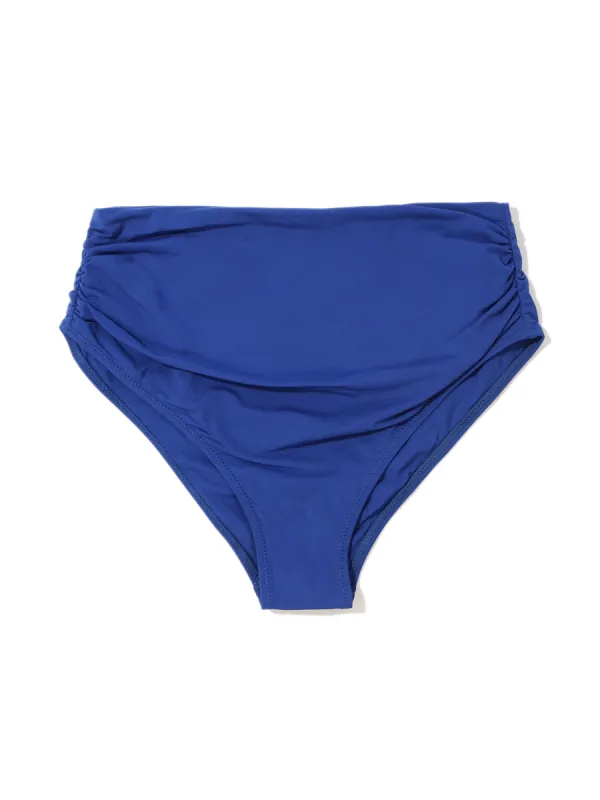 High Rise Cheeky Swimsuit Bottom Poolside Blue Sale sold by Hanky Panky