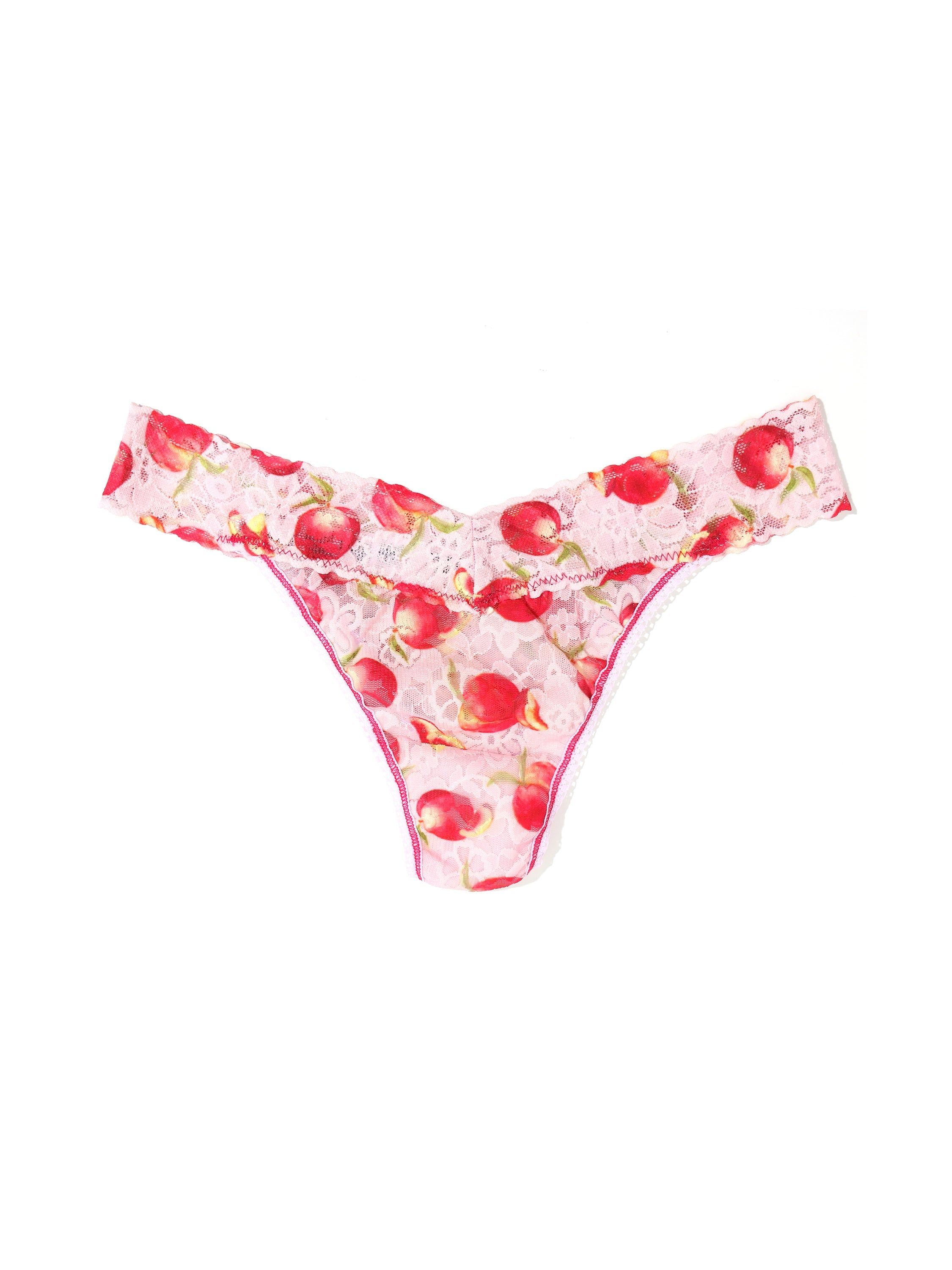 Printed Daily Lace™ Original Rise Thong Abundance sold by Hanky Panky