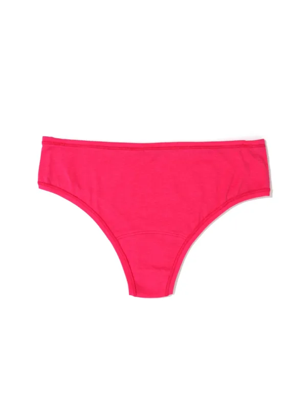 PlayStretch™ Natural Rise Thong Miami Pink sold by Hanky Panky