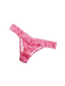 Plus Size Daily Lace™ Original Rise Thong Sale sold by Hanky Panky