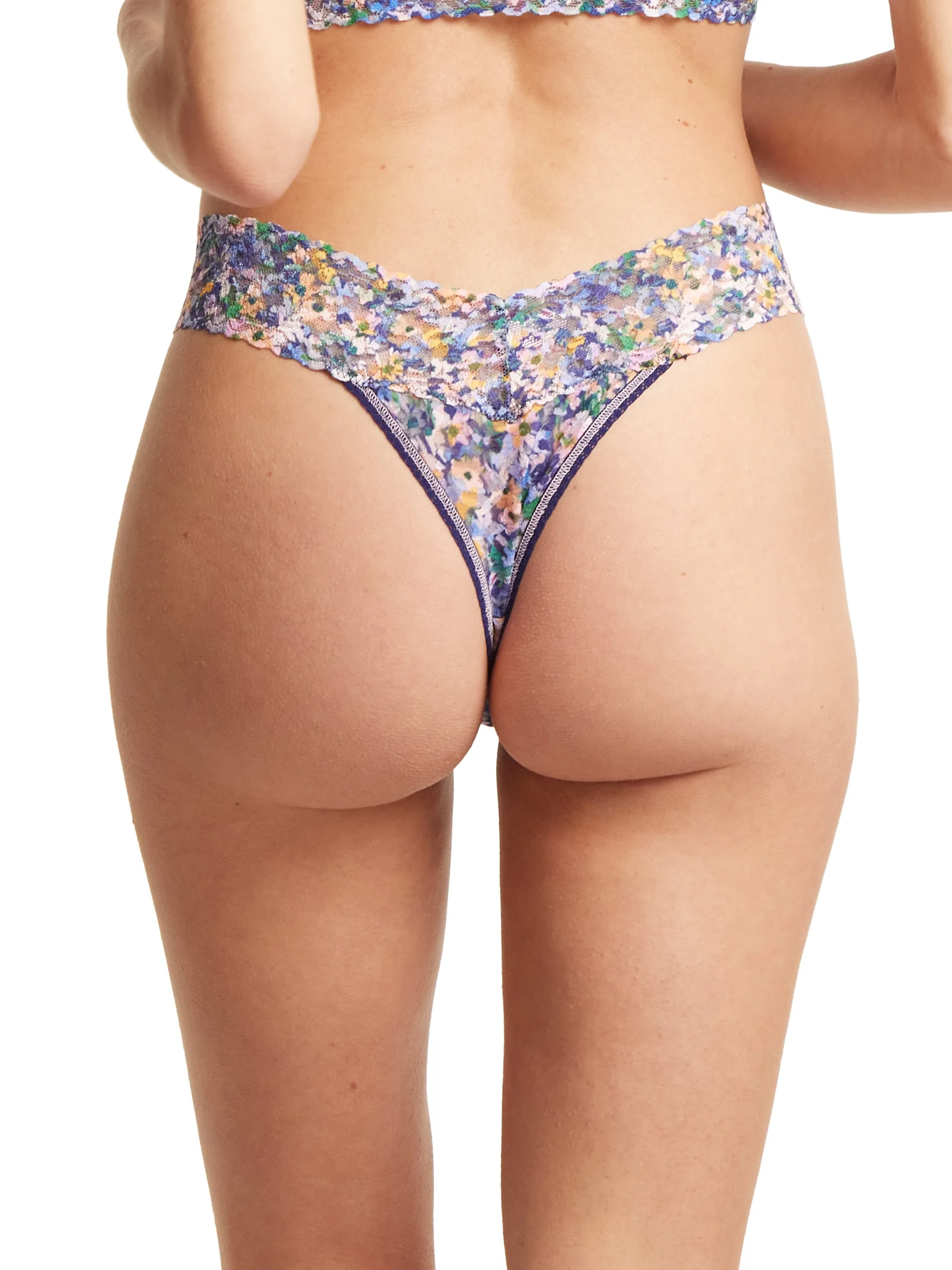Printed Signature Lace Original Rise Thong Staycation Sale sold by Hanky Panky product image thumbnail 2