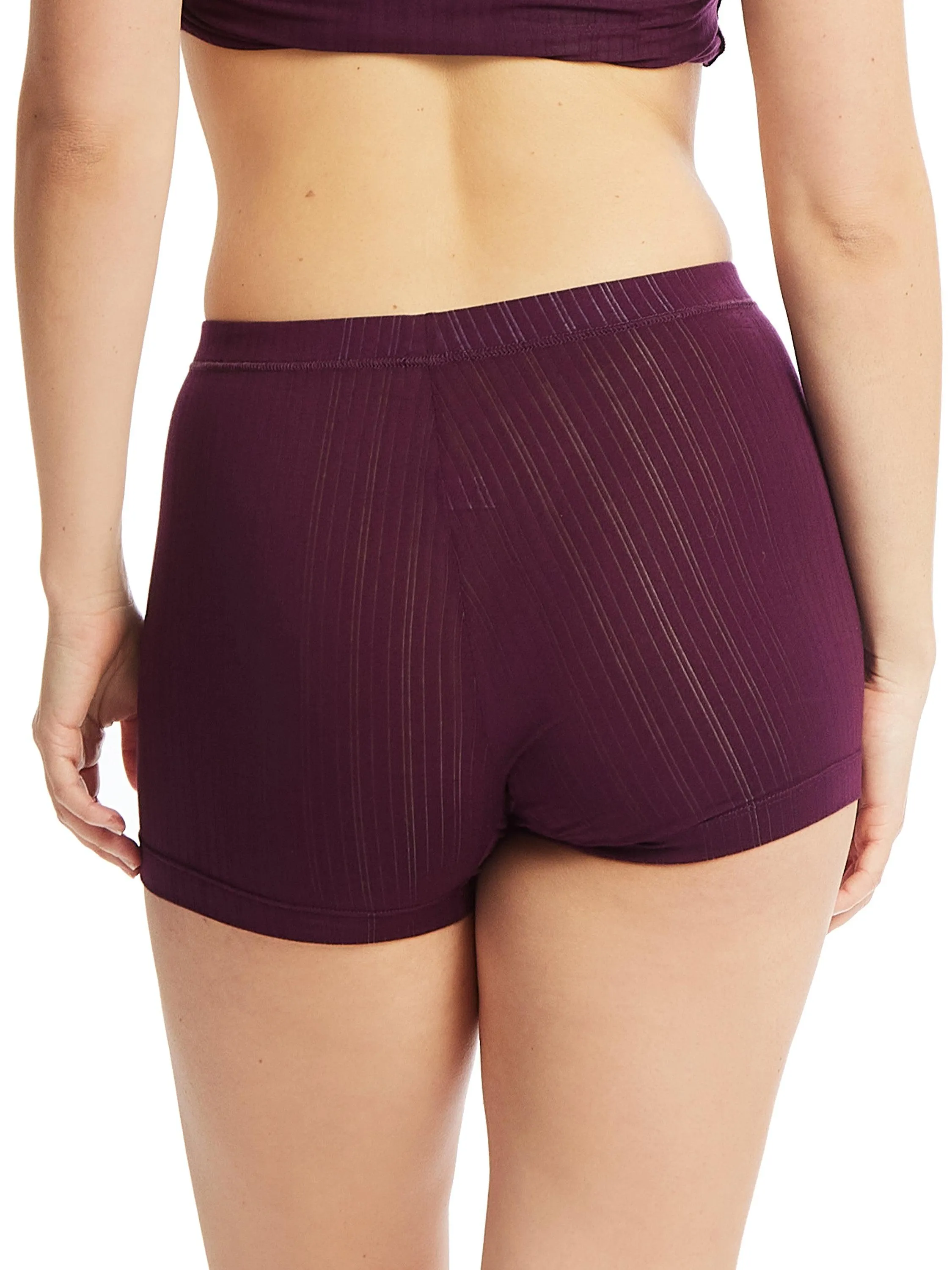 MellowLuxe™ Boxer Brief Dried Cherry Red Sale sold by Hanky Panky product image thumbnail 2