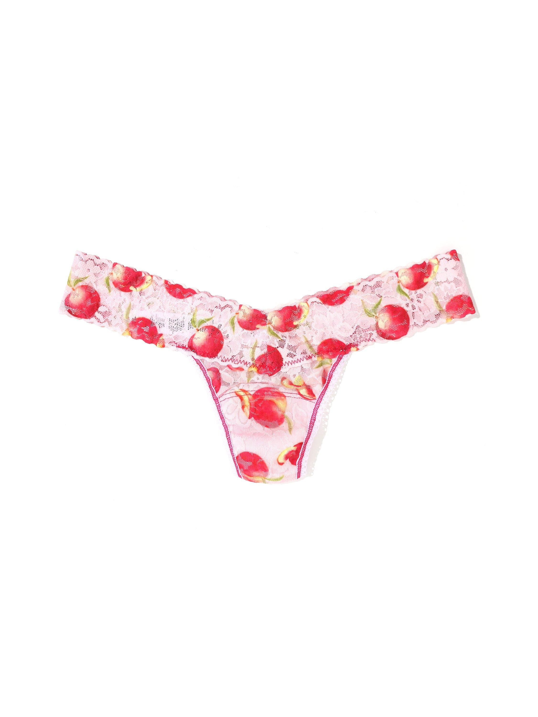 Printed Daily Lace™ Low Rise Thong Abundance sold by Hanky Panky