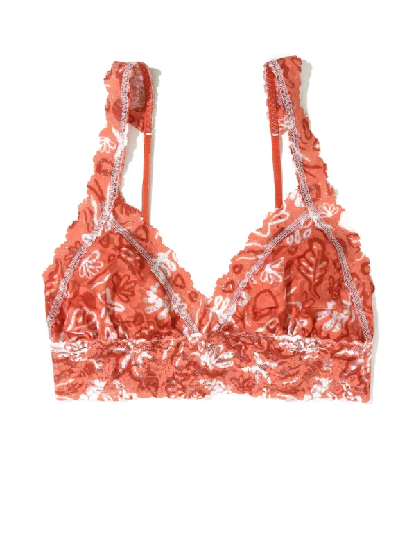 Printed Signature Lace Crossover Bralette Sea Finds Sale sold by Hanky Panky