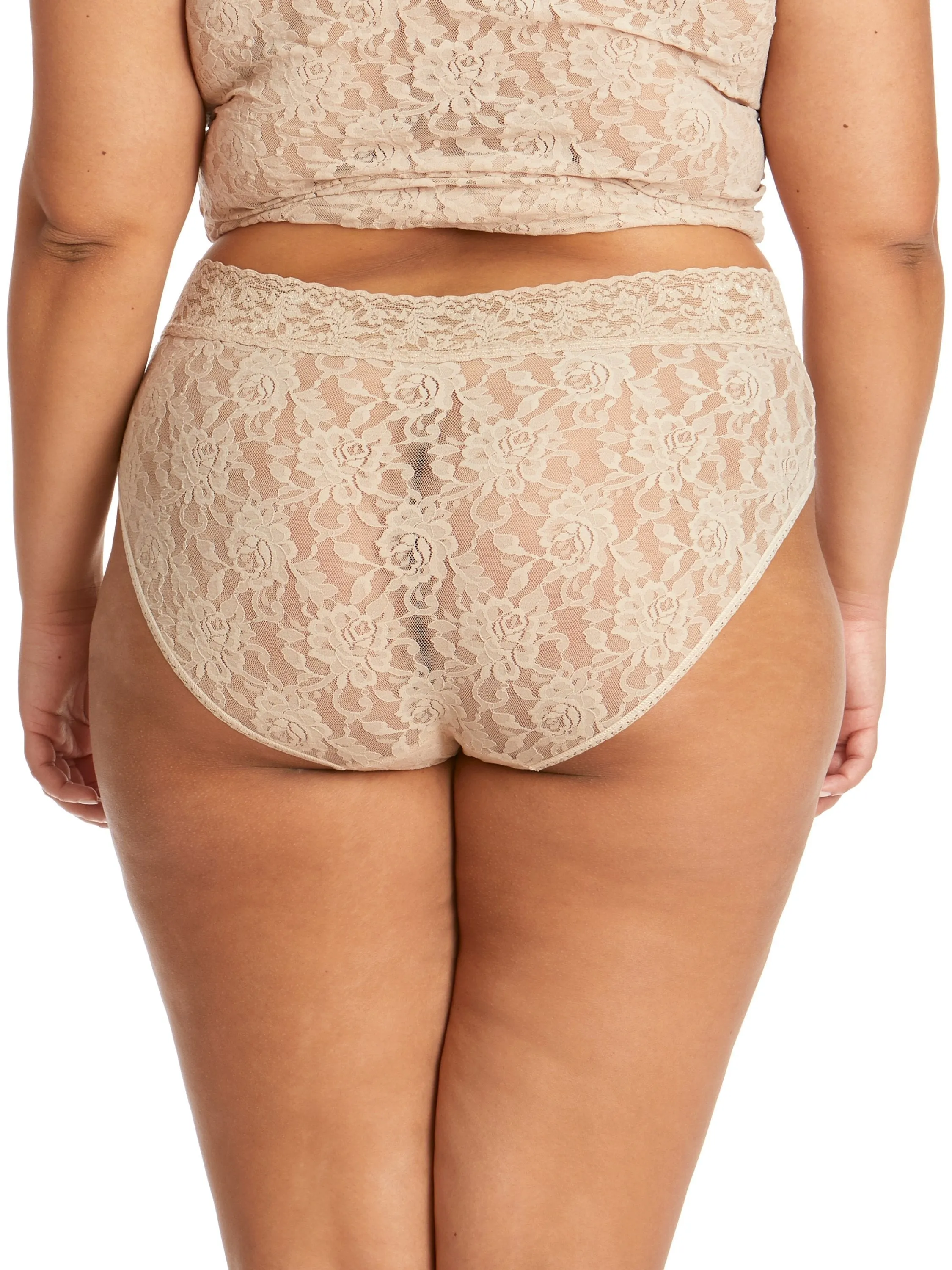 Plus Size Signature Lace® French Brief Chai Sale sold by Hanky Panky product image thumbnail 2