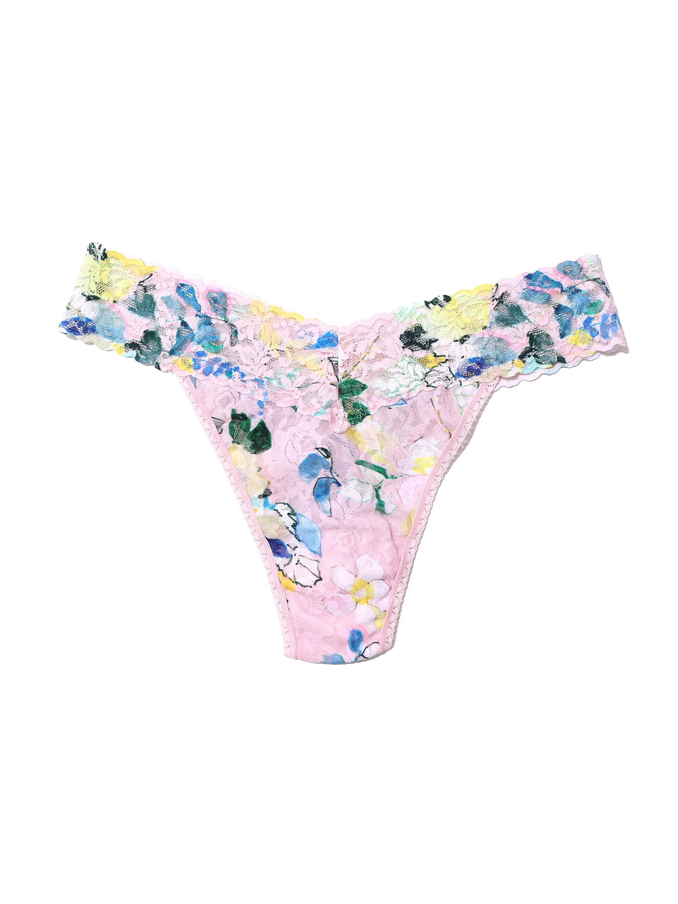 Printed Signature Lace Original Rise Thong Cannes You Believe It Sale sold by Hanky Panky product image thumbnail 2
