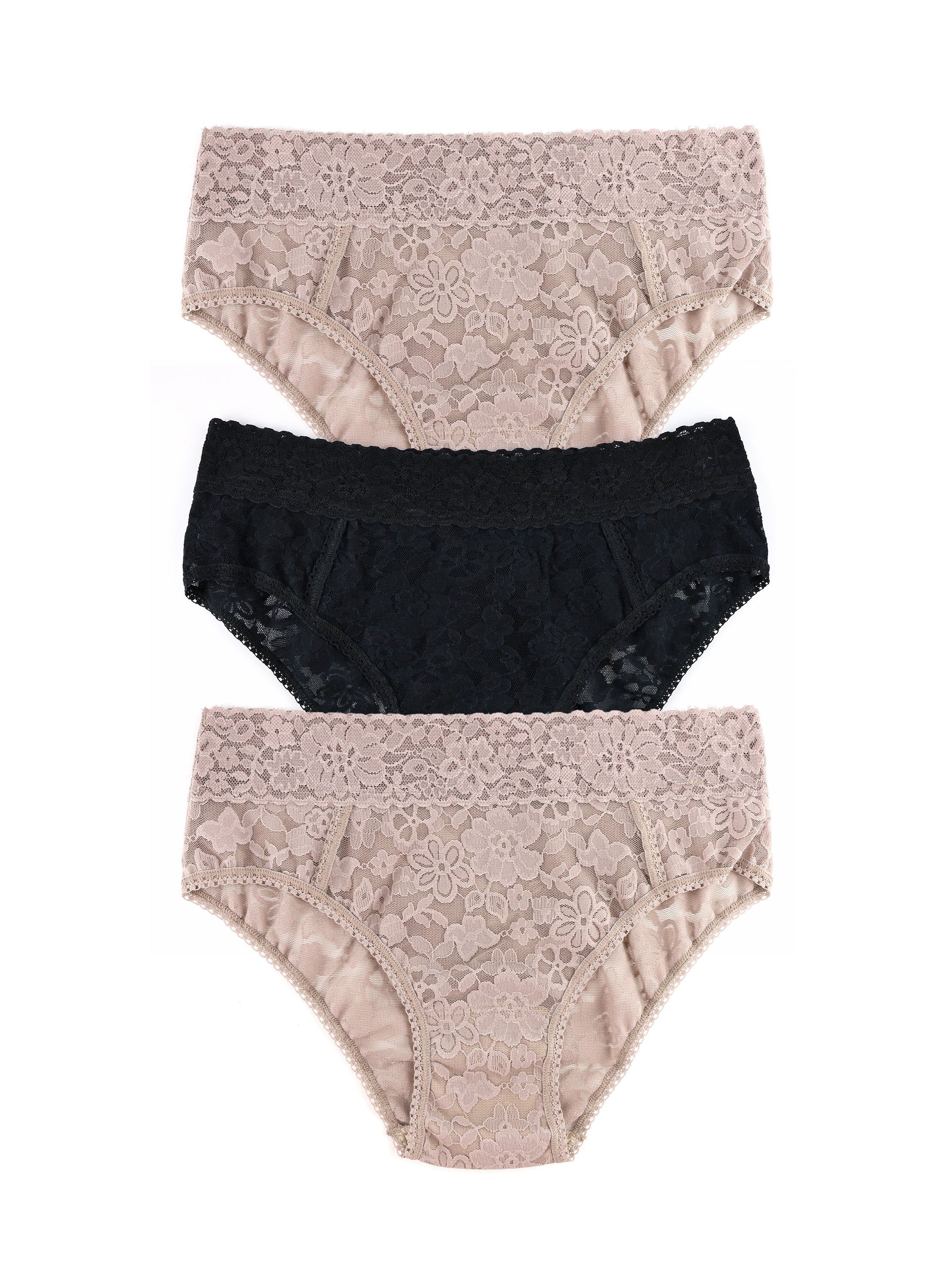 Daily Lace™ Cheeky Brief 3 Pack Exclusive Sale sold by Hanky Panky