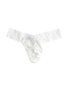 Petite Size Supima® Cotton Low Rise Thong sold by Hanky Panky