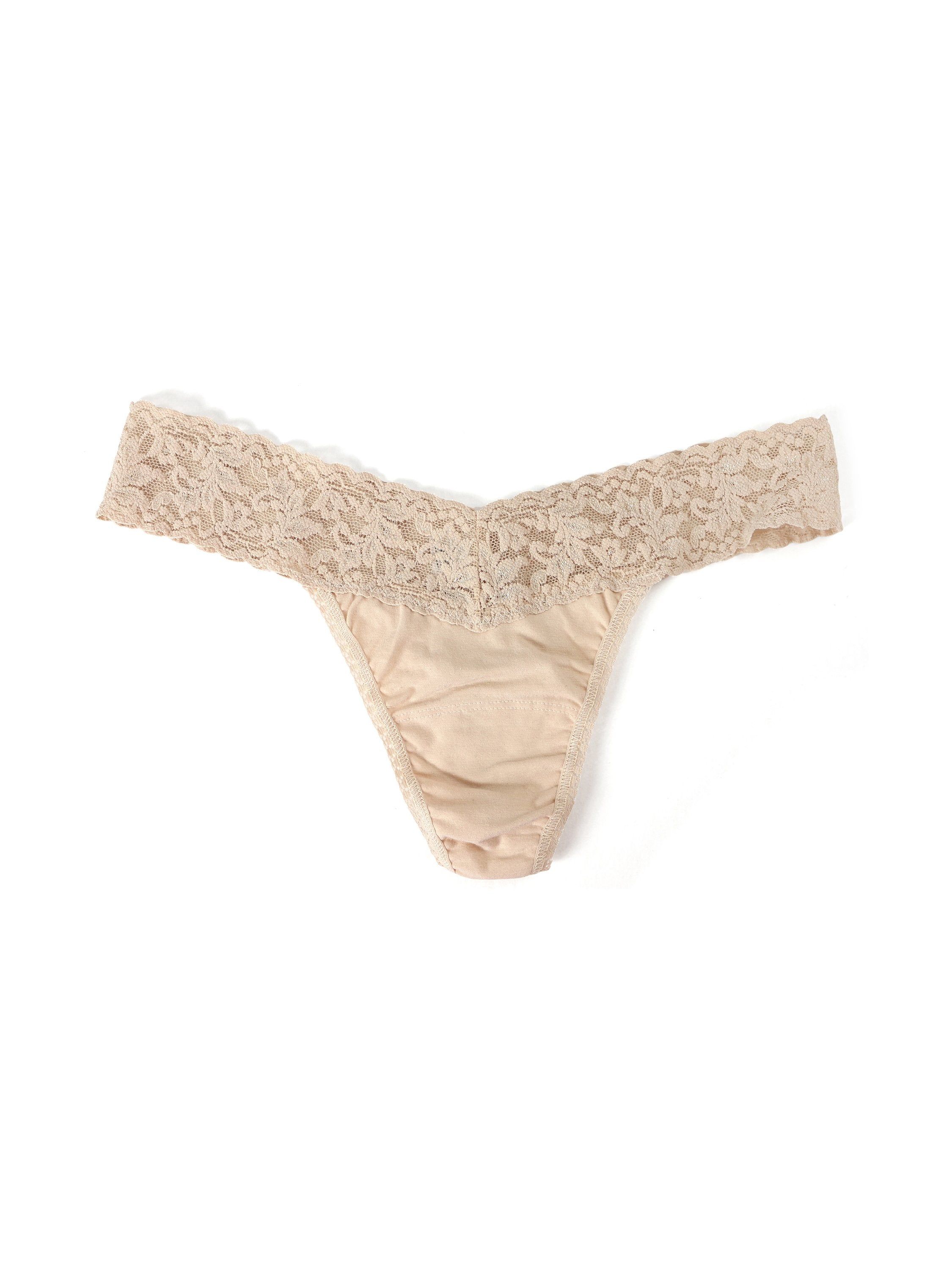 Petite Size Supima® Cotton Low Rise Thong sold by Hanky Panky product image thumbnail 4