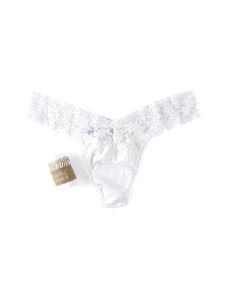 Petite Size Supima® Cotton Low Rise Thong sold by Hanky Panky