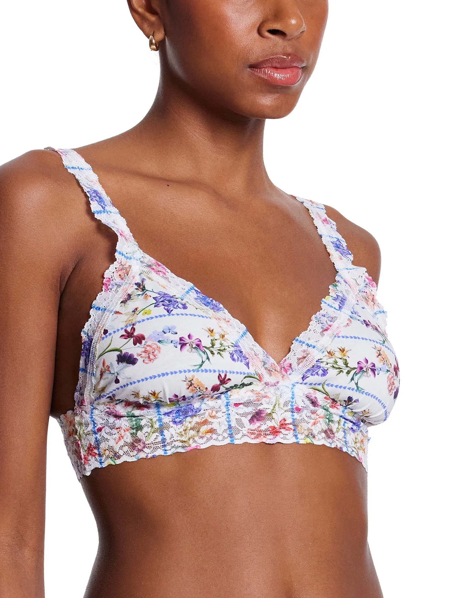 Supima® Cotton Printed Padded Bralette Flower Crown Sale sold by Hanky Panky product image thumbnail 4