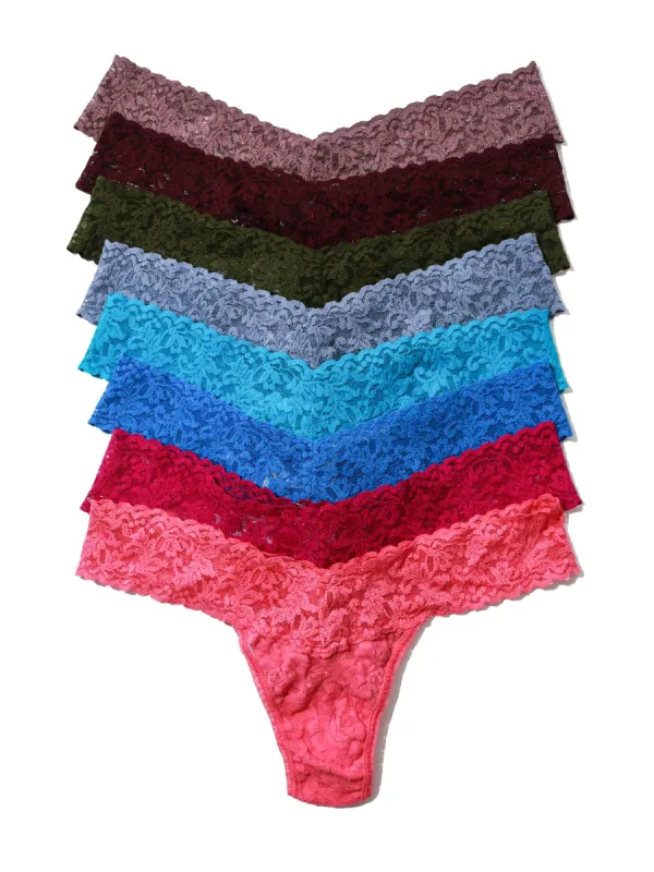 8 Pack Signature Lace Low Rise Thongs Bolds 2 sold by Hanky Panky