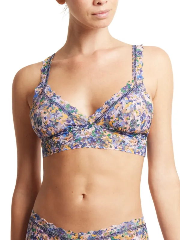 Printed Signature Lace Crossover Bralette Staycation Sale sold by Hanky Panky