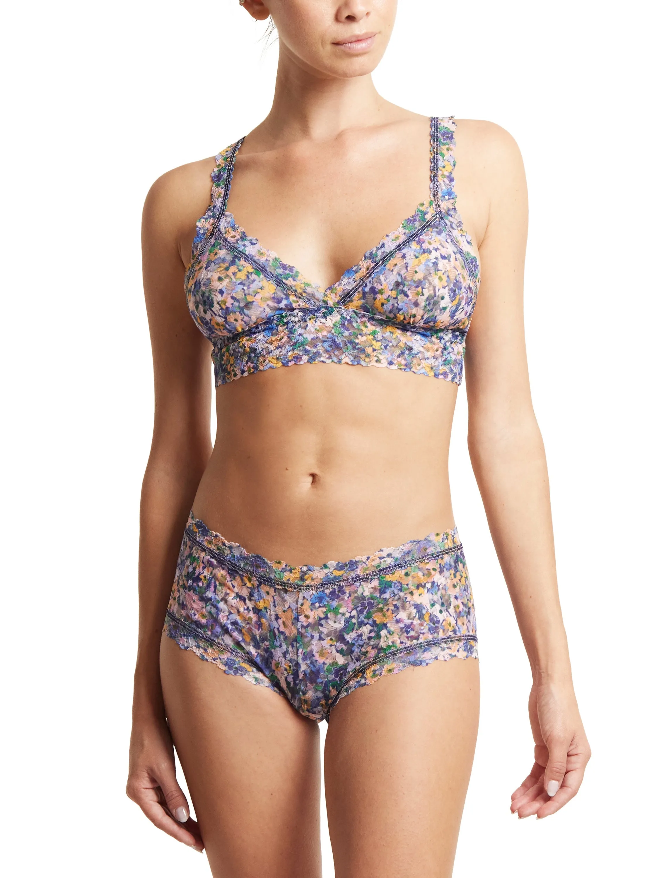 Printed Signature Lace Crossover Bralette Staycation Sale sold by Hanky Panky product image thumbnail 4