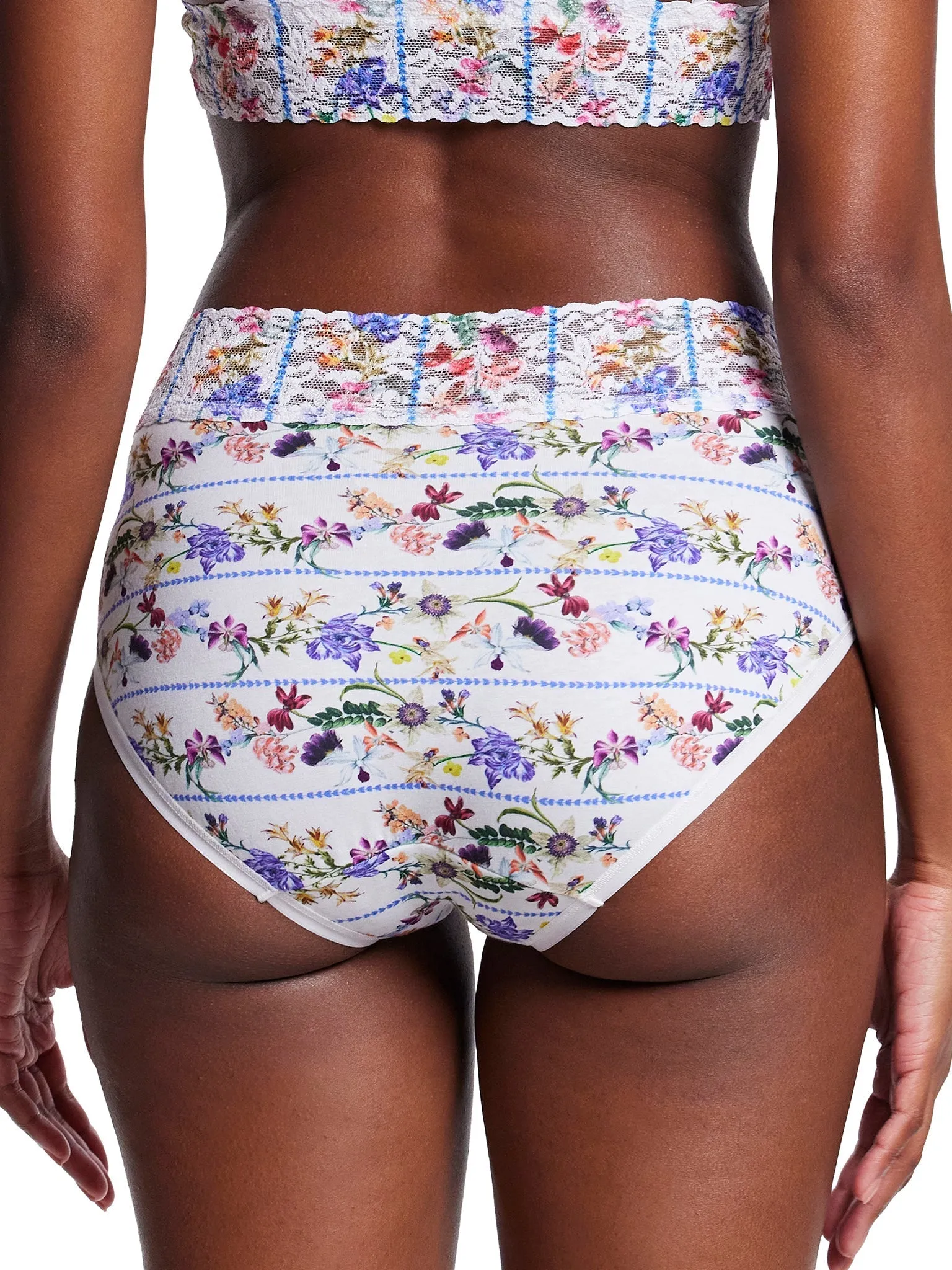 Supima® Cotton Printed French Brief Flower Crown Sale sold by Hanky Panky product image thumbnail 3