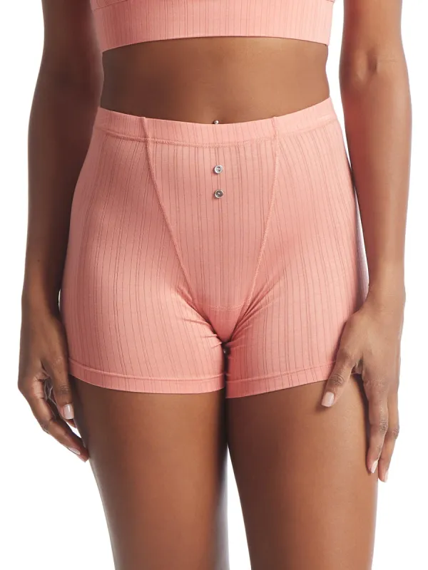 MellowLuxeâ„¢ Boxer Brief Antique Rose Pink sold by Hanky Panky