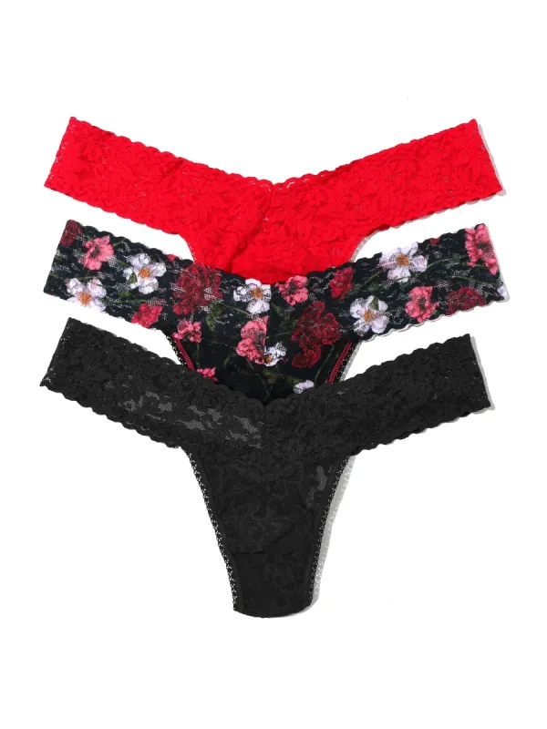 3 Pack Low Rise Thongs Am I Dreaming Sale sold by Hanky Panky