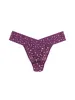 Cross-Dyed Leopard Original Rise Thong Black Tulip sold by Hanky Panky