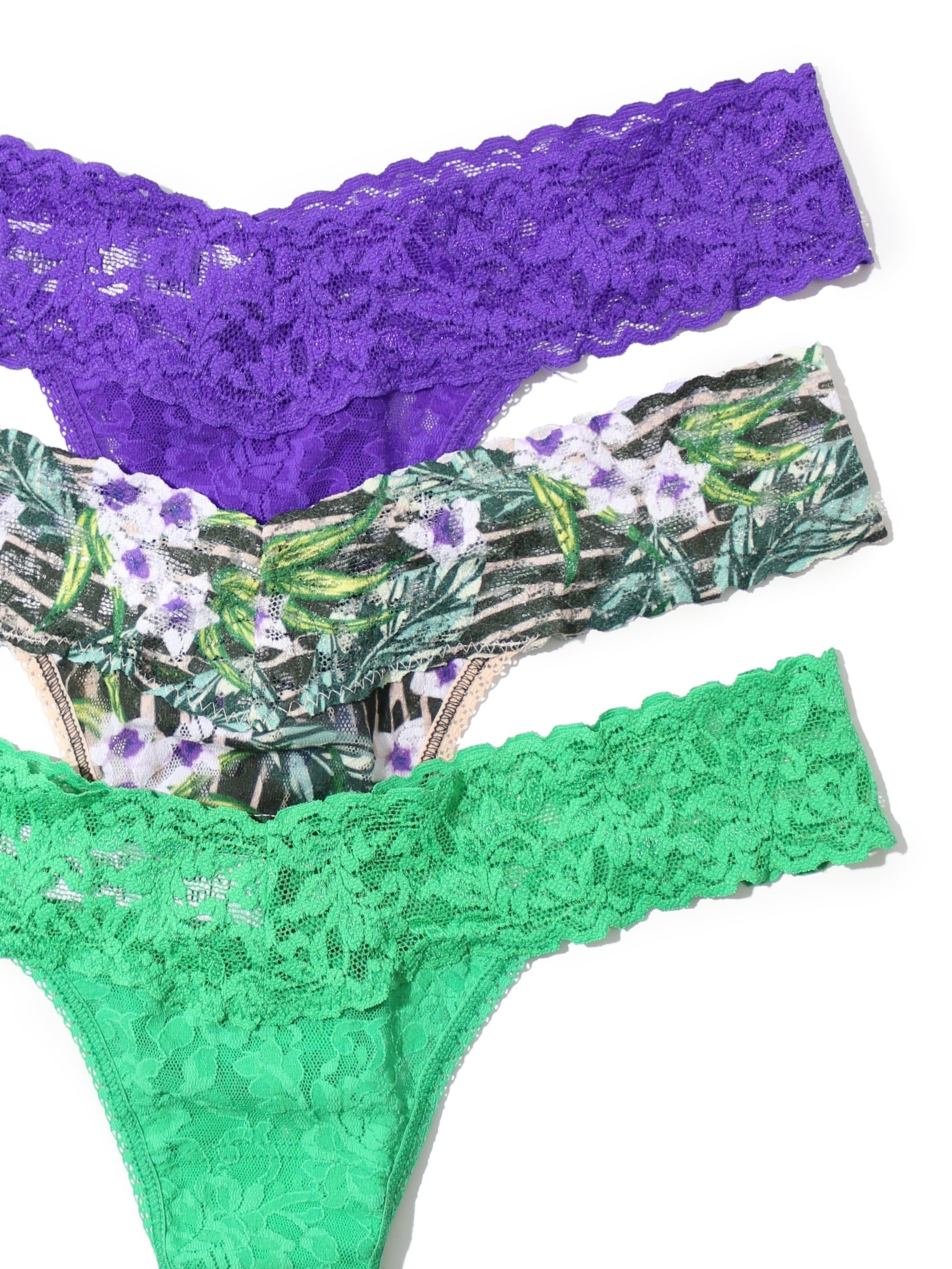 3 Pack Low Rise Thongs Exclusive Sale sold by Hanky Panky product image thumbnail 2
