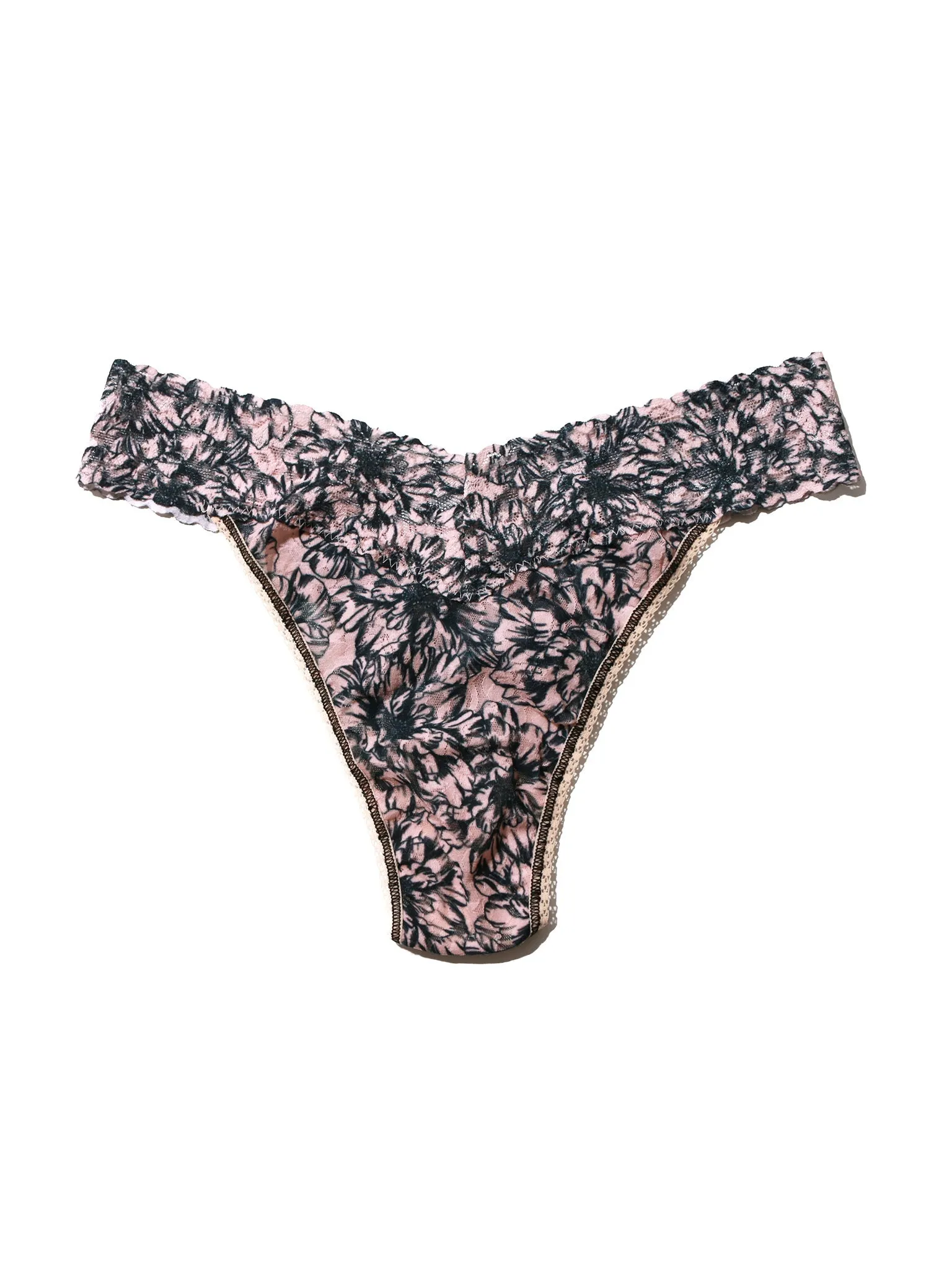 Printed Signature Lace Original Rise Thong Outline Sale sold by Hanky Panky product image thumbnail 3