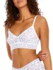 V-Neck Retro Lace Bralette White Sale sold by Hanky Panky