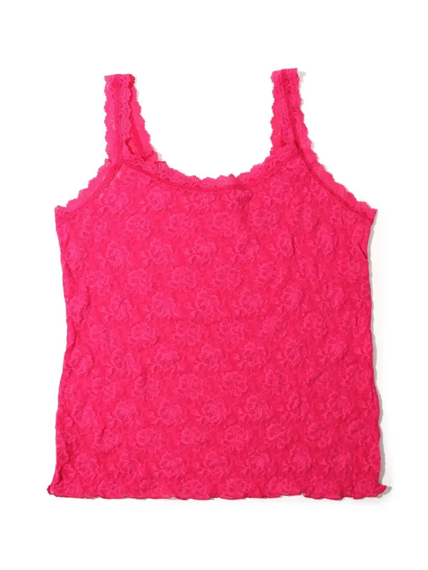 Plus Size Signature Lace Classic Cami Morning Glory Pink Sale sold by Hanky Panky