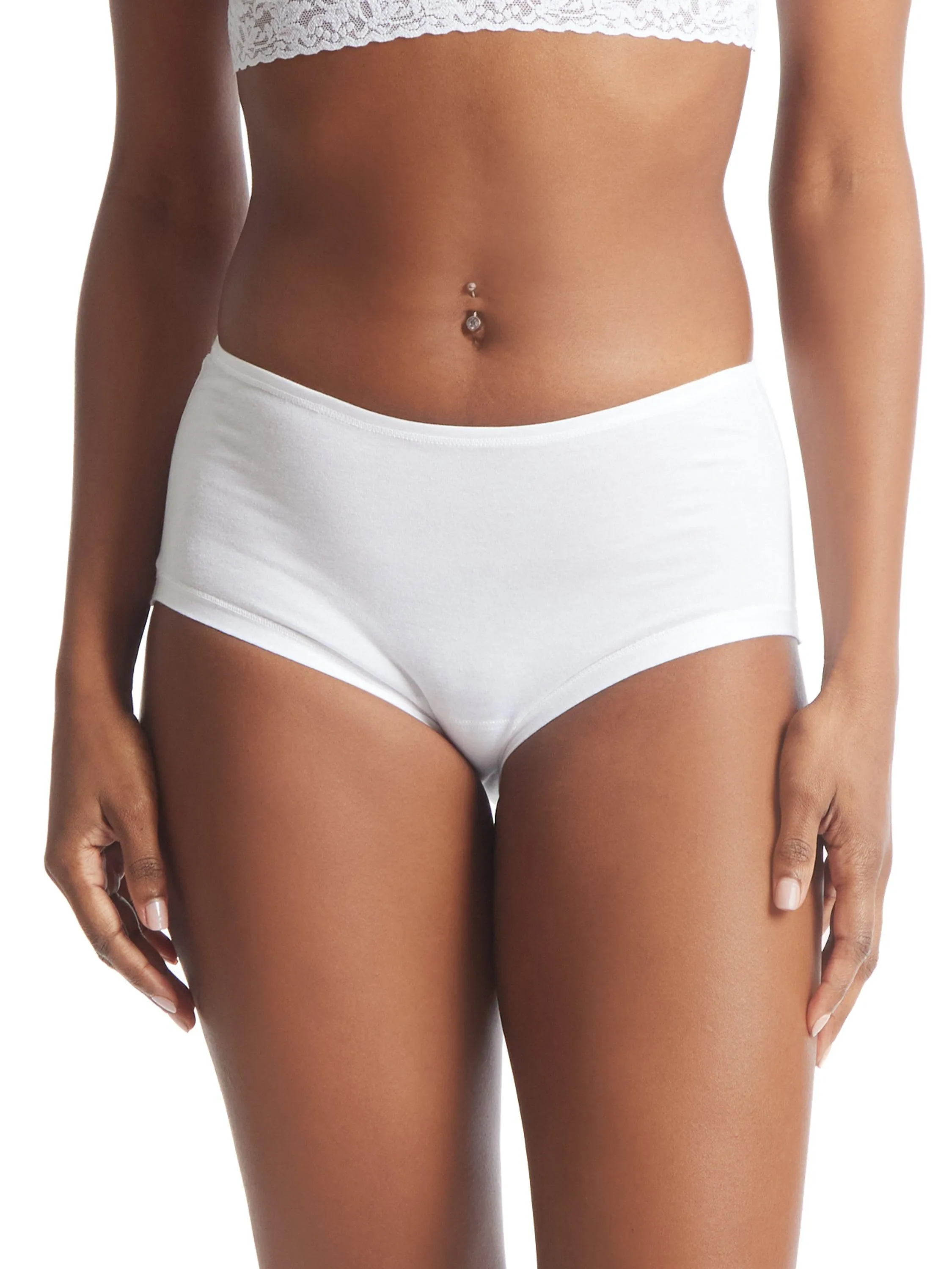 PlayStretch™ Boyshort White sold by Hanky Panky product image thumbnail 2