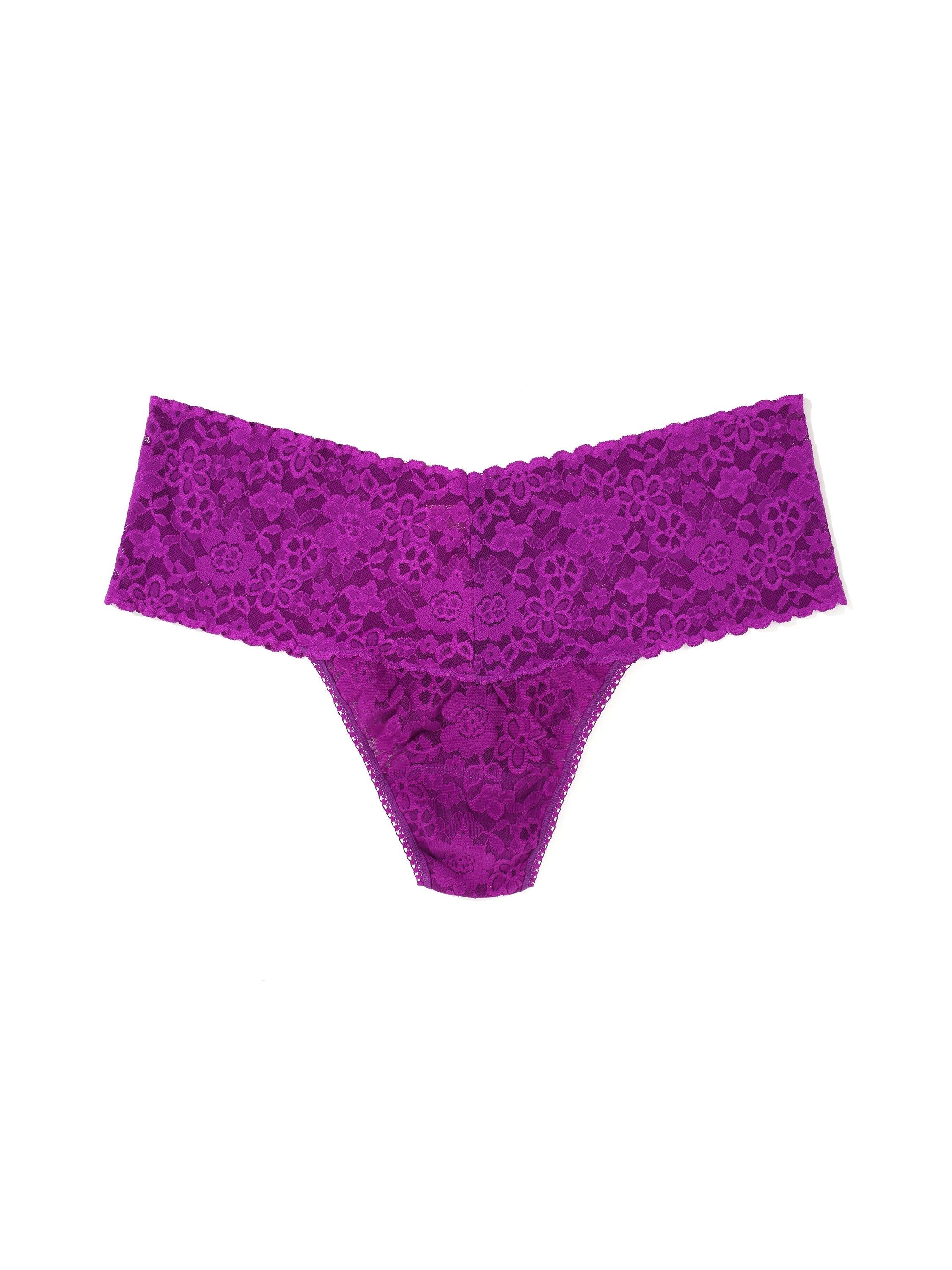 Daily Lace™ Plus Size Retro Thong Aster Garland Sale sold by Hanky Panky