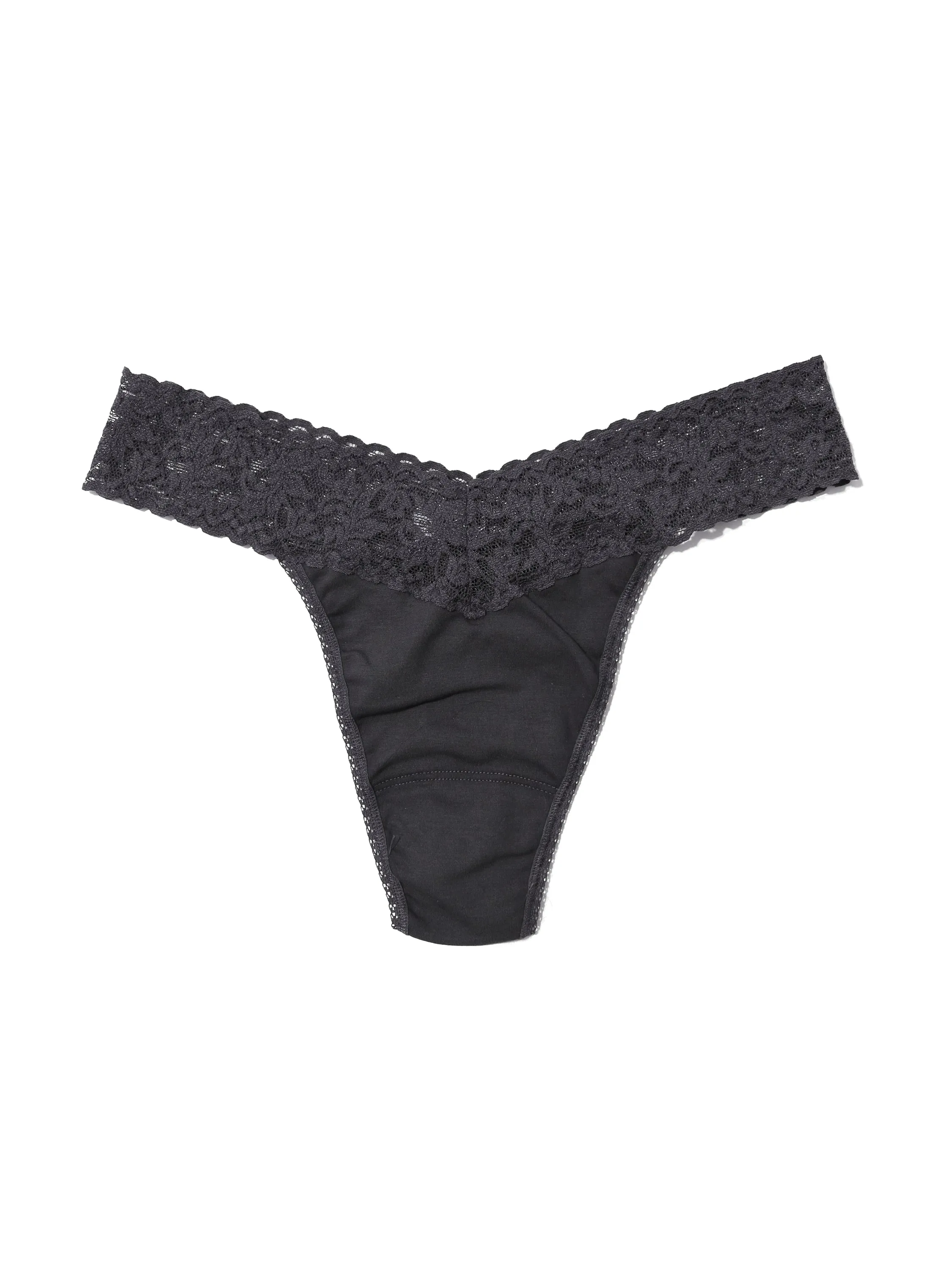Supima® Cotton Original Rise Thong Granite Sale sold by Hanky Panky product image thumbnail 5