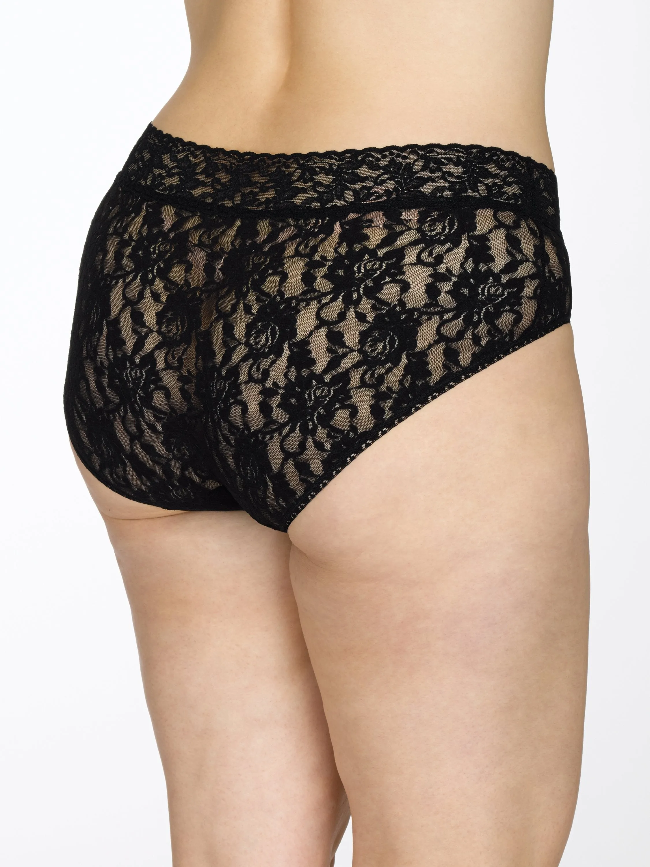 Plus Size Signature Lace® French Brief Black Black Friday Sale sold by Hanky Panky product image thumbnail 2