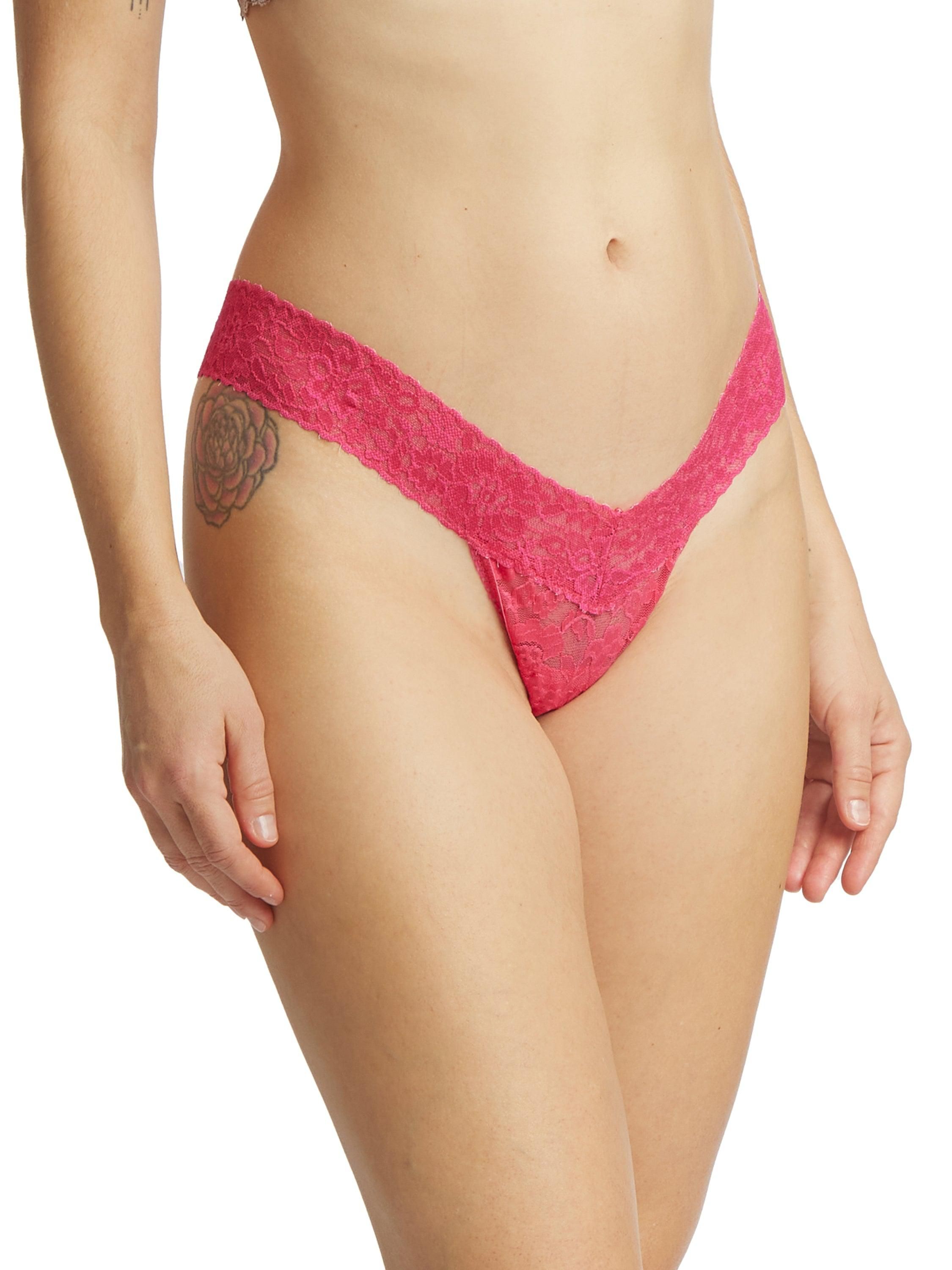Daily Lace™ Low Rise Thong Starburst Pink Sale sold by Hanky Panky product image thumbnail 2
