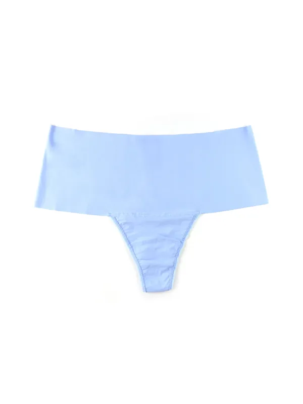 Plus Size BreatheSoft™ High Rise Thong Fresh Air Blue Exclusive sold by Hanky Panky