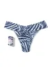 Printed Signature Lace Original Rise Thong Exclusive Safari Sale sold by Hanky Panky