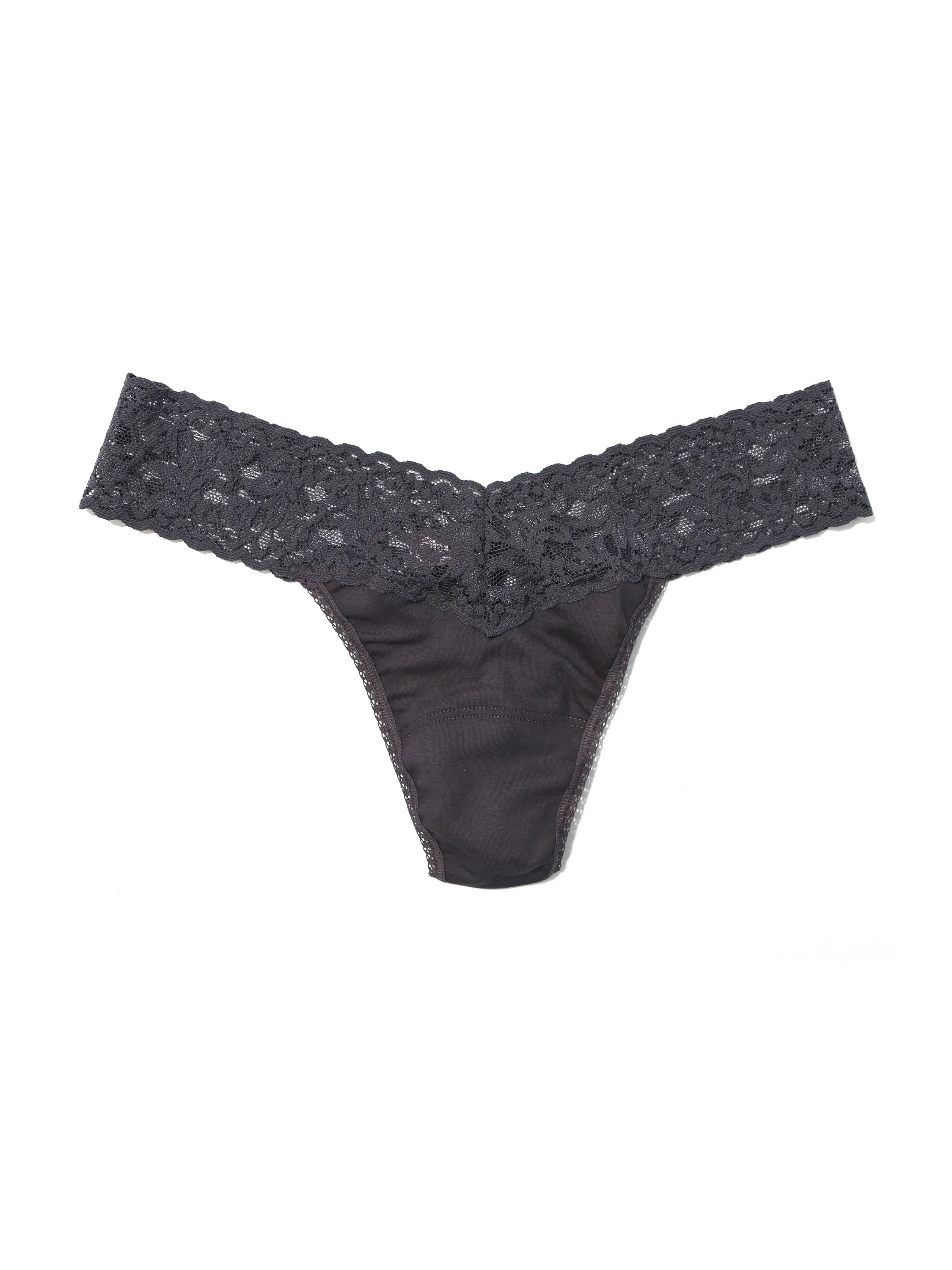 Supima® Cotton Low Rise Thong Granite Sale sold by Hanky Panky product image thumbnail 5