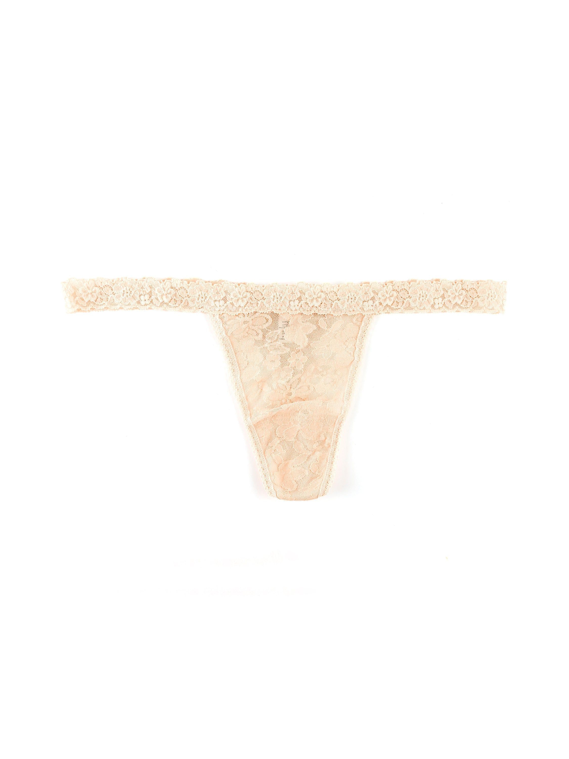 Daily Lace™ G-String Vanilla sold by Hanky Panky