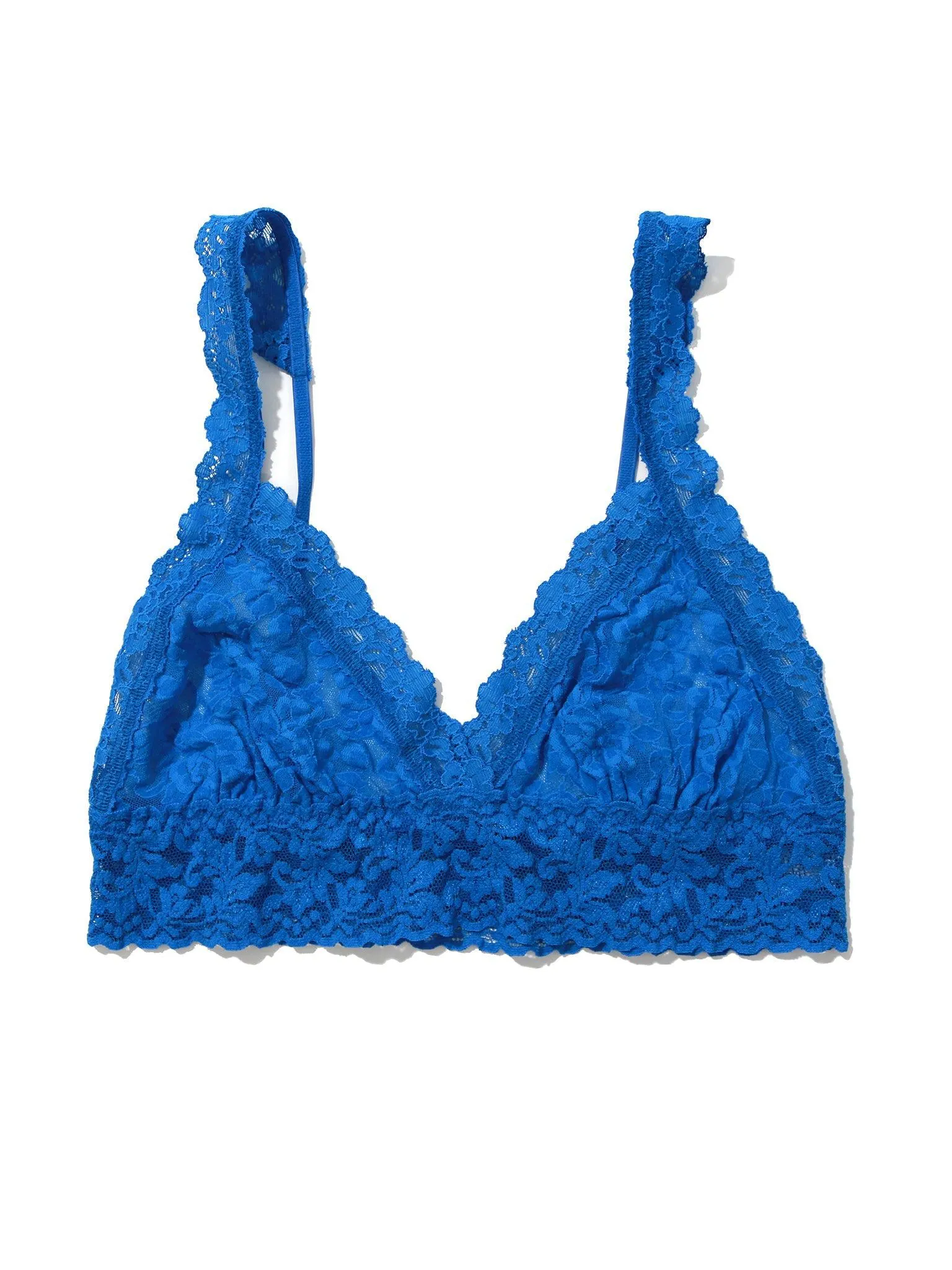 Signature Lace Crossover Bralette Across The Pond Blue Sale sold by Hanky Panky product image thumbnail 4