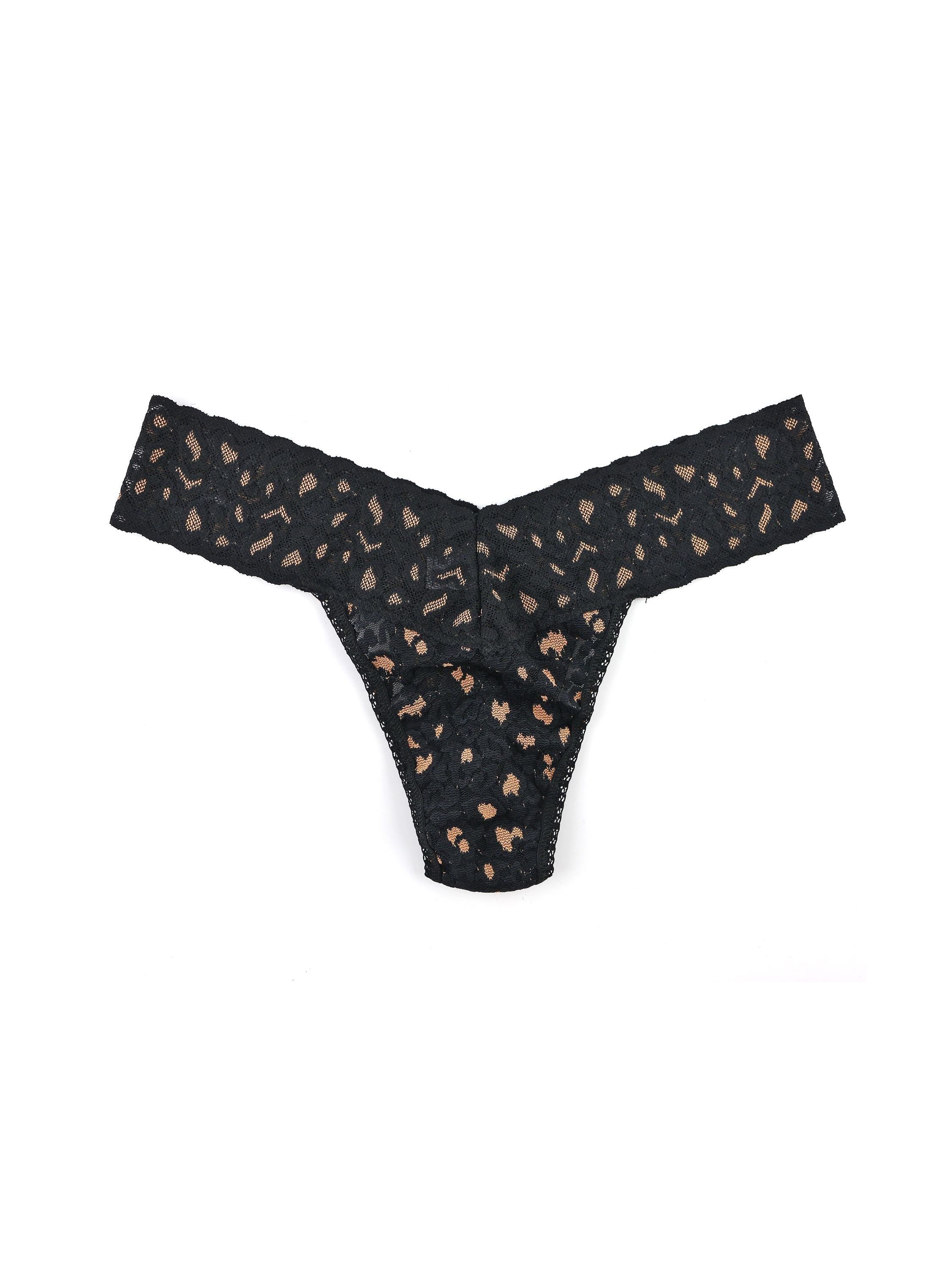Cross Dyed Leopard Petite Low Rise Thong sold by Hanky Panky product image thumbnail 2