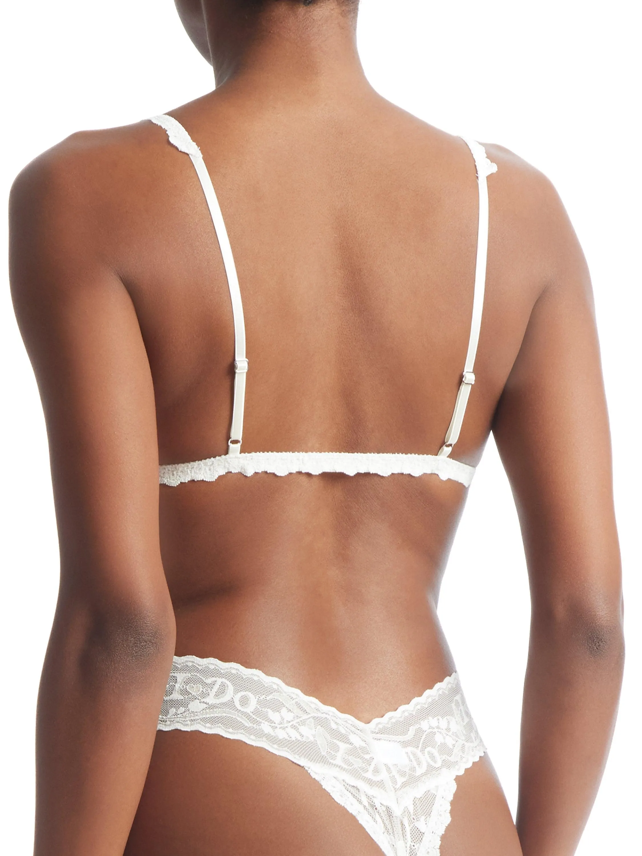 I Do Shimmer Bralette Light Ivory sold by Hanky Panky product image thumbnail 3