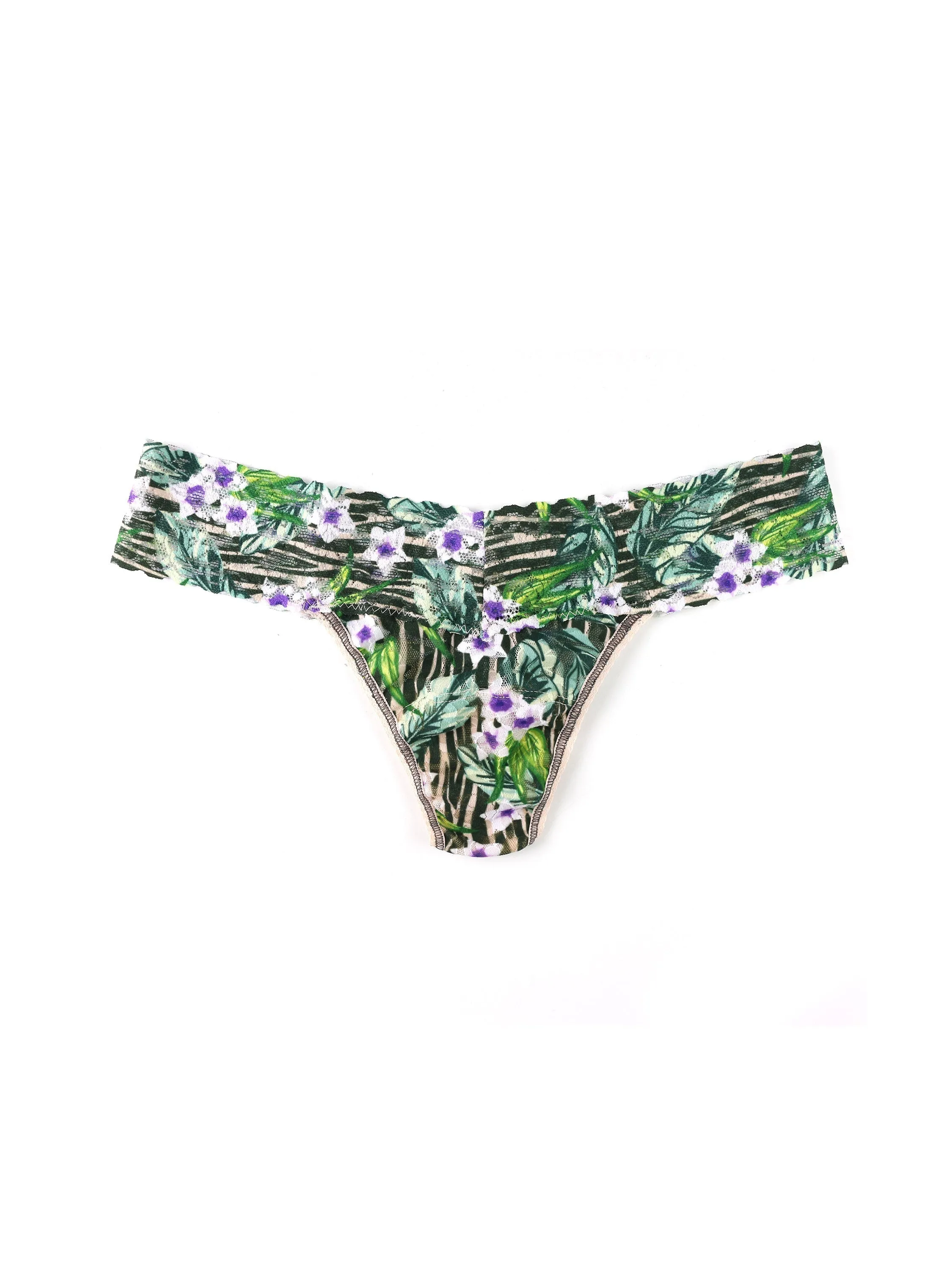 Printed Signature Lace Low Rise Thong Hideaway Sale sold by Hanky Panky