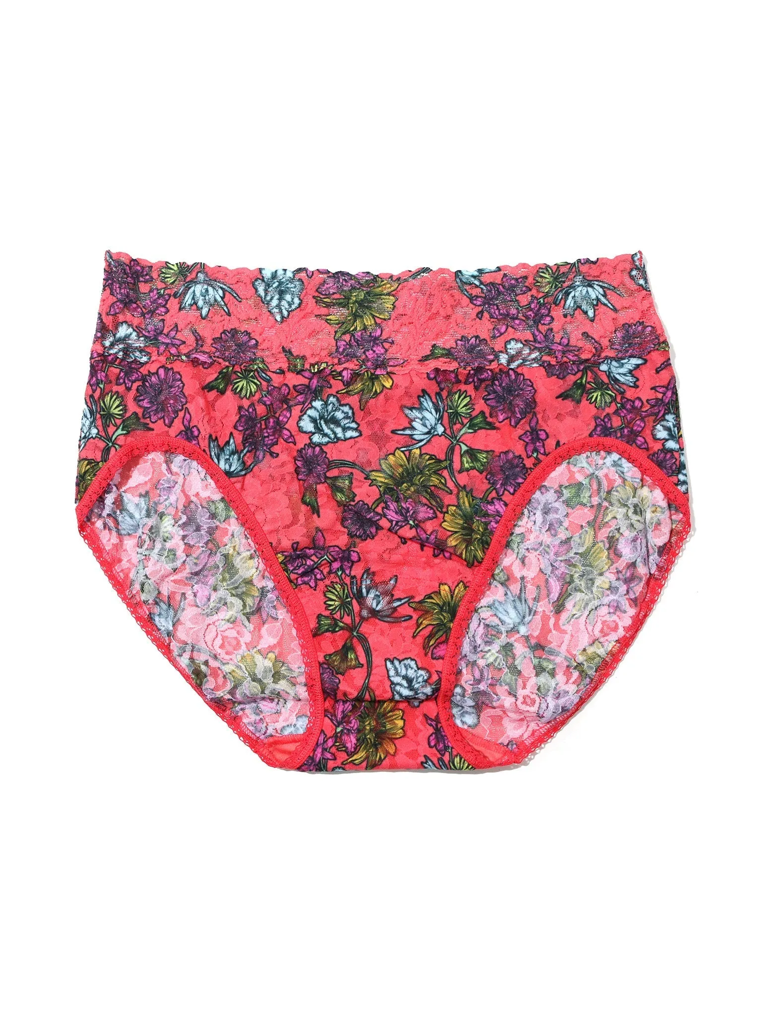 Printed Signature Lace French Brief Wonderland Blooms Sale sold by Hanky Panky